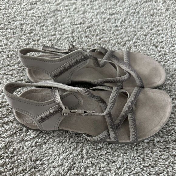Merrell District Muri Sandal Women's Moon Grey Buckle 9 - Picture 3 of 6